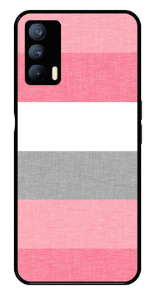Pink Pattern Metal Mobile Case for Realme X7