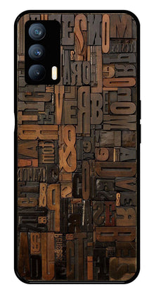 Alphabets Metal Mobile Case for Realme X7