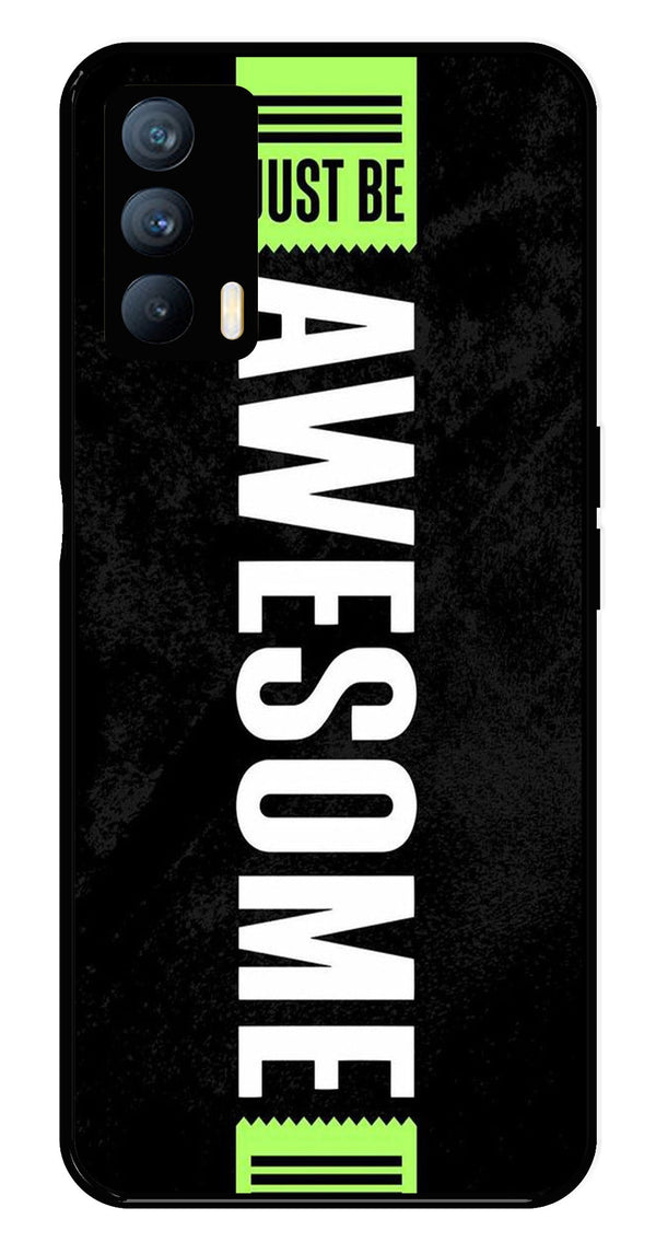 Awesome Metal Mobile Case for Realme X7   (Design No -33)