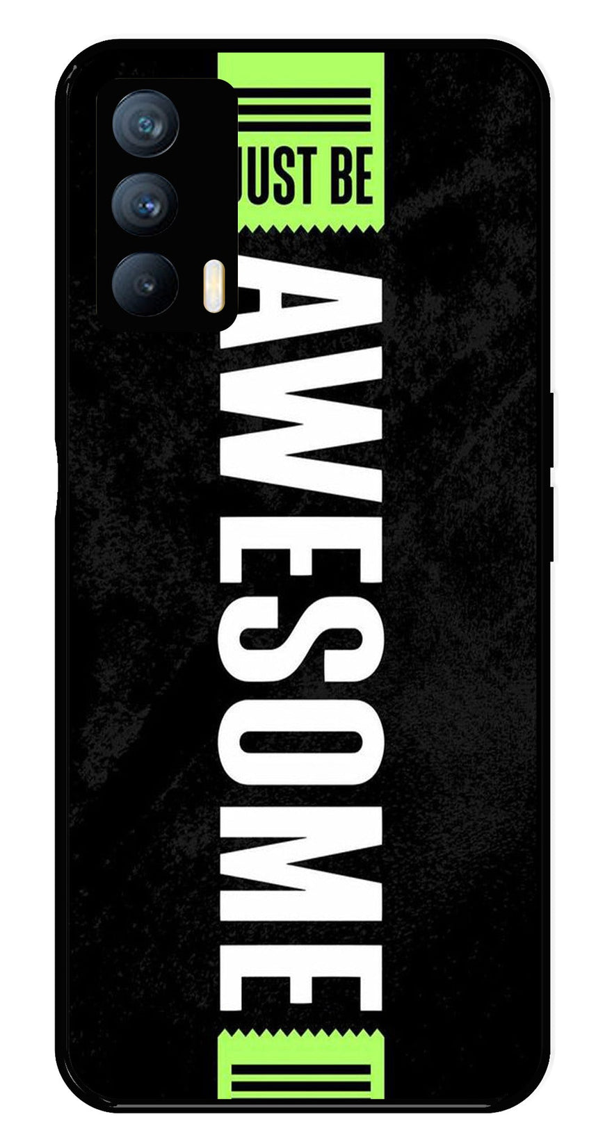 Awesome Metal Mobile Case for Realme X7   (Design No -33)