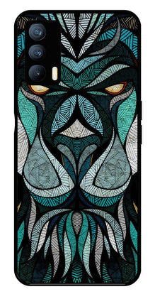 Lion Pattern Metal Mobile Case for Realme X7