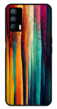 Modern Art Colorful Metal Mobile Case for Realme X7