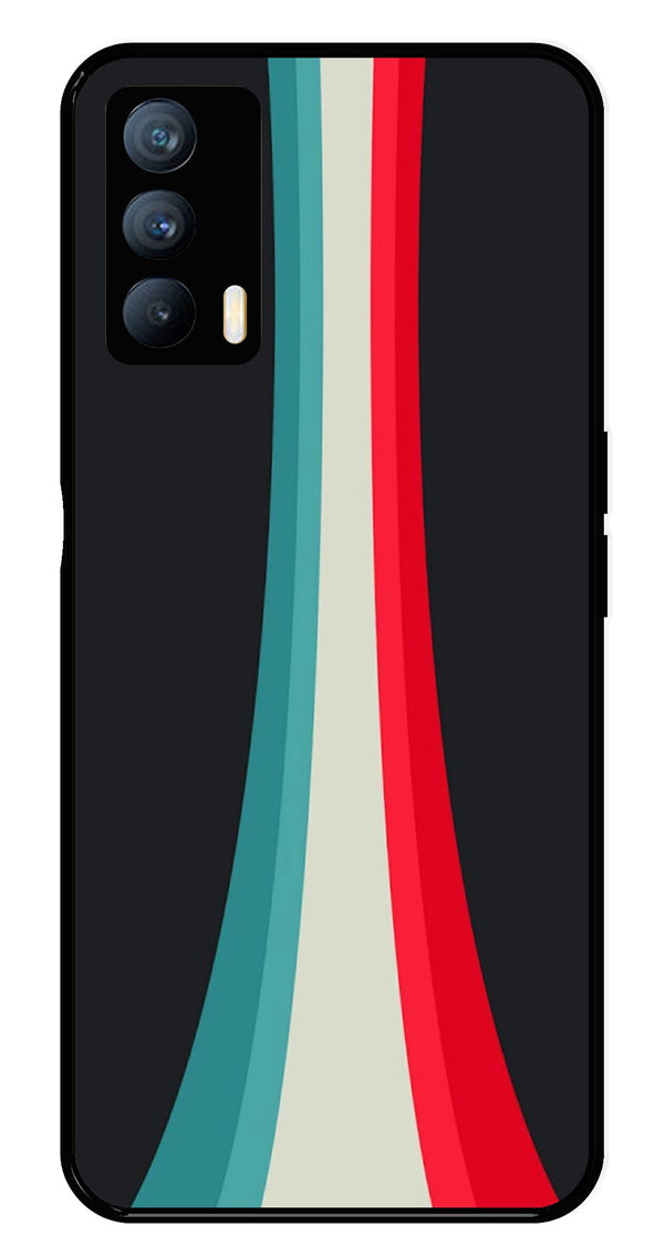 Modern Art Colorful Metal Mobile Case for Realme X7   (Design No -48)