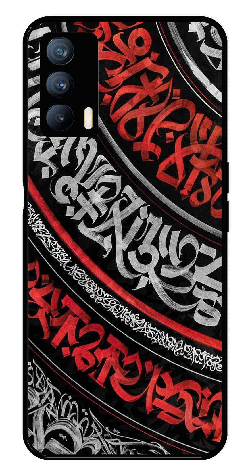 Qalander Art Metal Mobile Case for Realme X7   (Design No -49)