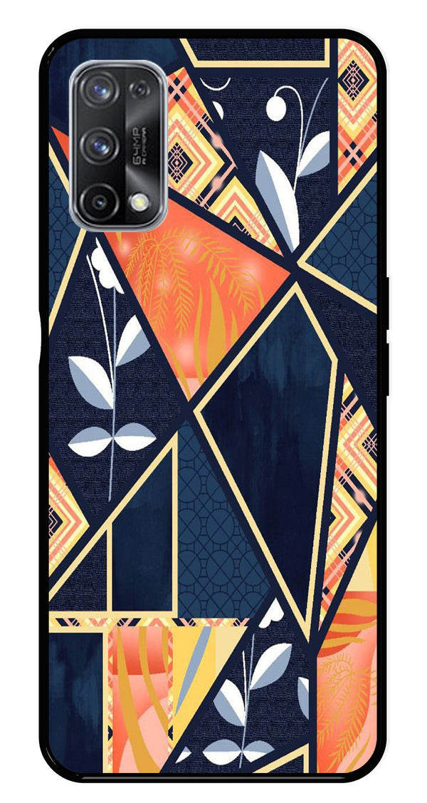 Marble Design Metal Mobile Case for Realme X7 Pro   (Design No -07)