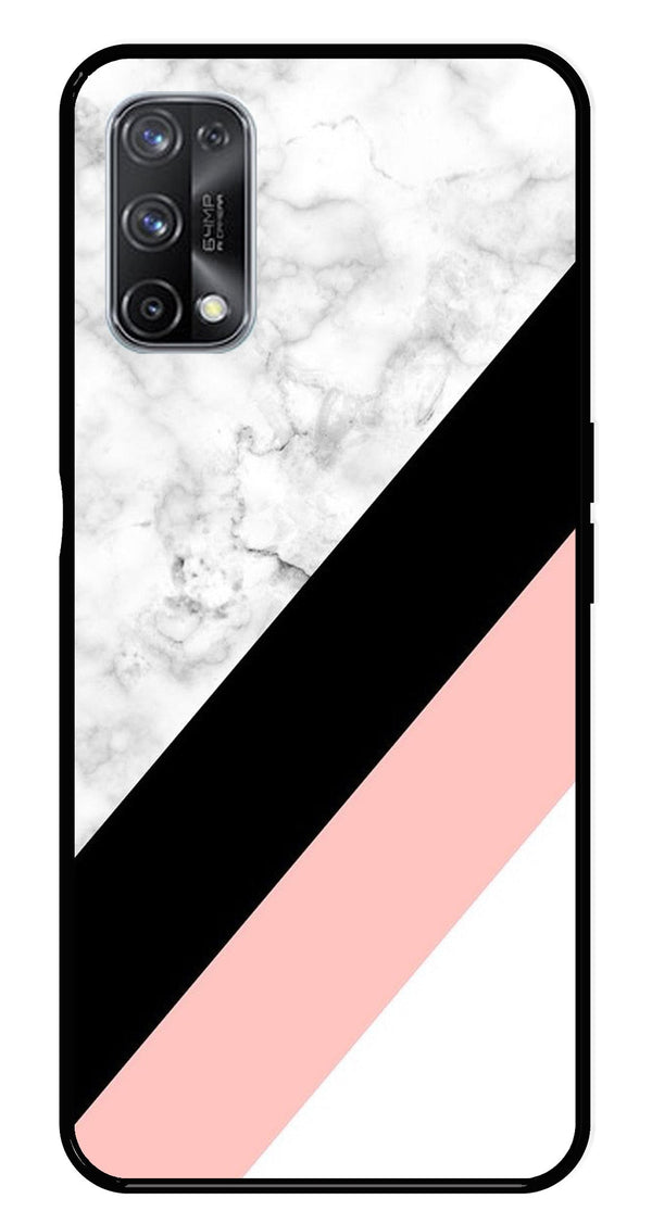 Marble Design Metal Mobile Case for Realme X7 Pro   (Design No -24)