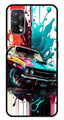 Vintage Car Metal Mobile Case for Realme X7 Pro   (Design No -29)
