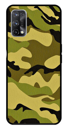 Army Pattern Metal Mobile Case for Realme X7 Pro