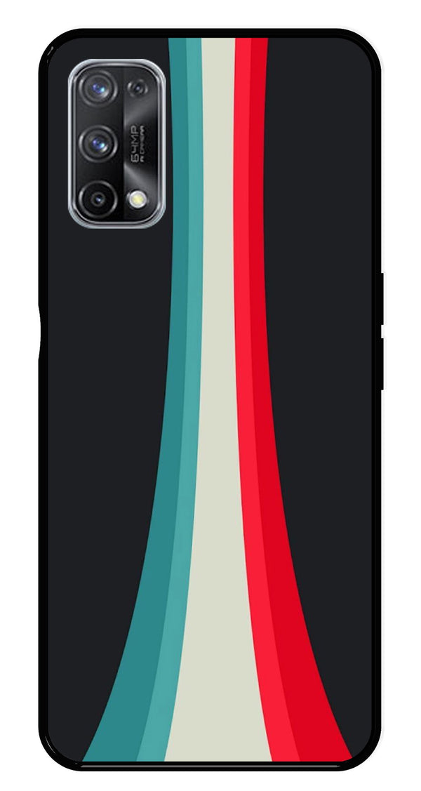 Modern Art Colorful Metal Mobile Case for Realme X7 Pro   (Design No -48)