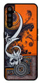 Qalander Art Metal Mobile Case for Realme XT   (Design No -16)