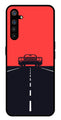 Car Lover Metal Mobile Case for Realme XT   (Design No -21)