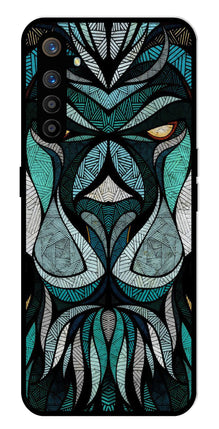 Lion Pattern Metal Mobile Case for Realme XT