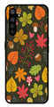 Leaves Design Metal Mobile Case for Realme XT   (Design No -51)