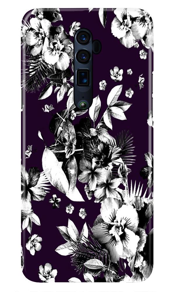 white flowers Case for Oppo Reno2 F