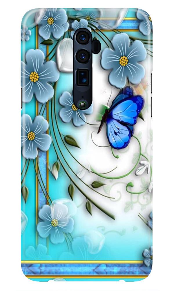 Blue Butterfly Case for Oppo Reno2 Z