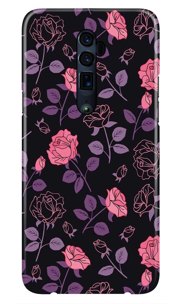 Rose Black Background Case for Oppo A5 2020