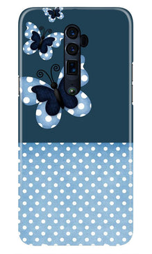 White dots Butterfly Case for Oppo Reno2 F