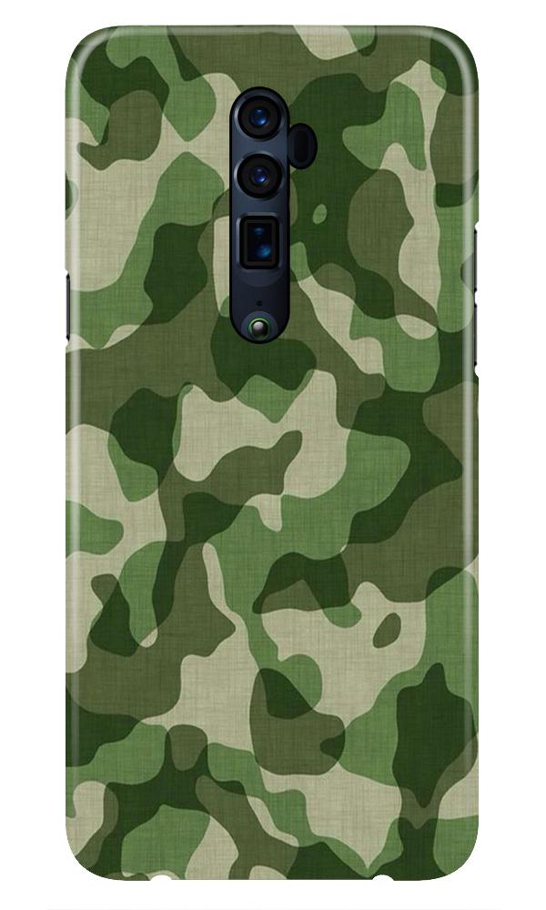 Army Camouflage Case for Oppo Reno2 Z  (Design - 106)