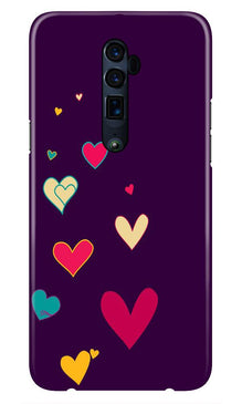 Purple Background Case for Oppo Reno2 F  (Design - 107)