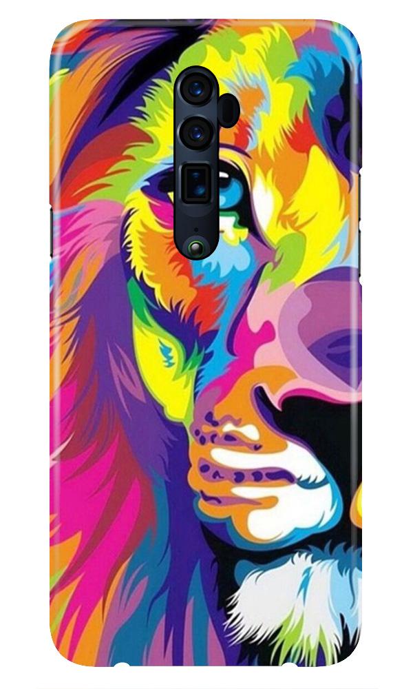 Colorful Lion Case for Oppo A5 2020  (Design - 110)