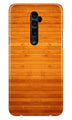 Wooden Look Case for Oppo Reno2 F  (Design - 111)