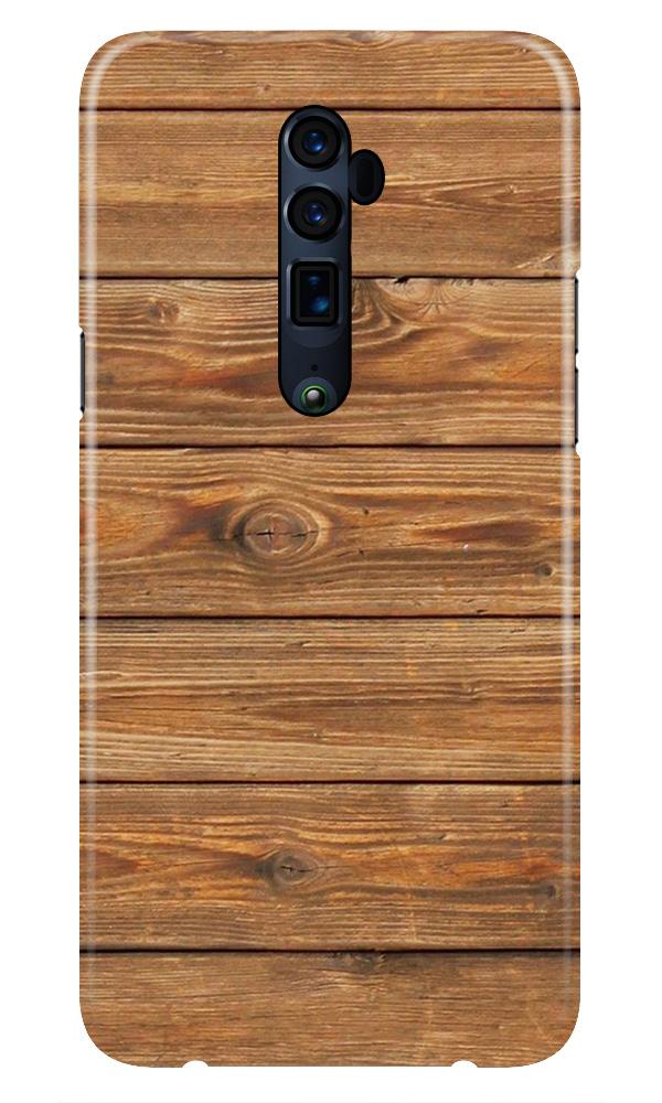 Wooden Look Case for Oppo Reno2 Z  (Design - 113)
