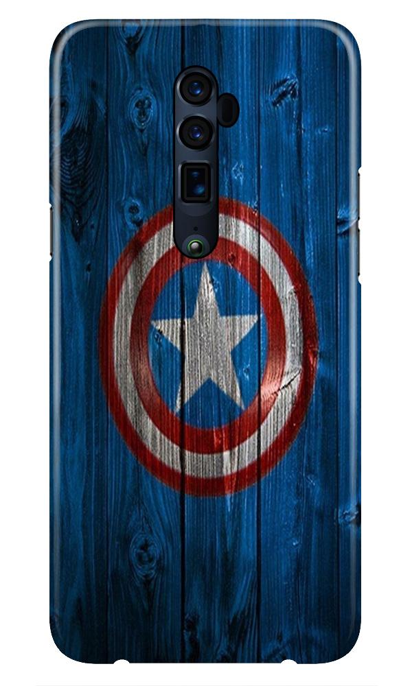 Captain America Superhero Case for Oppo Reno2 Z  (Design - 118)