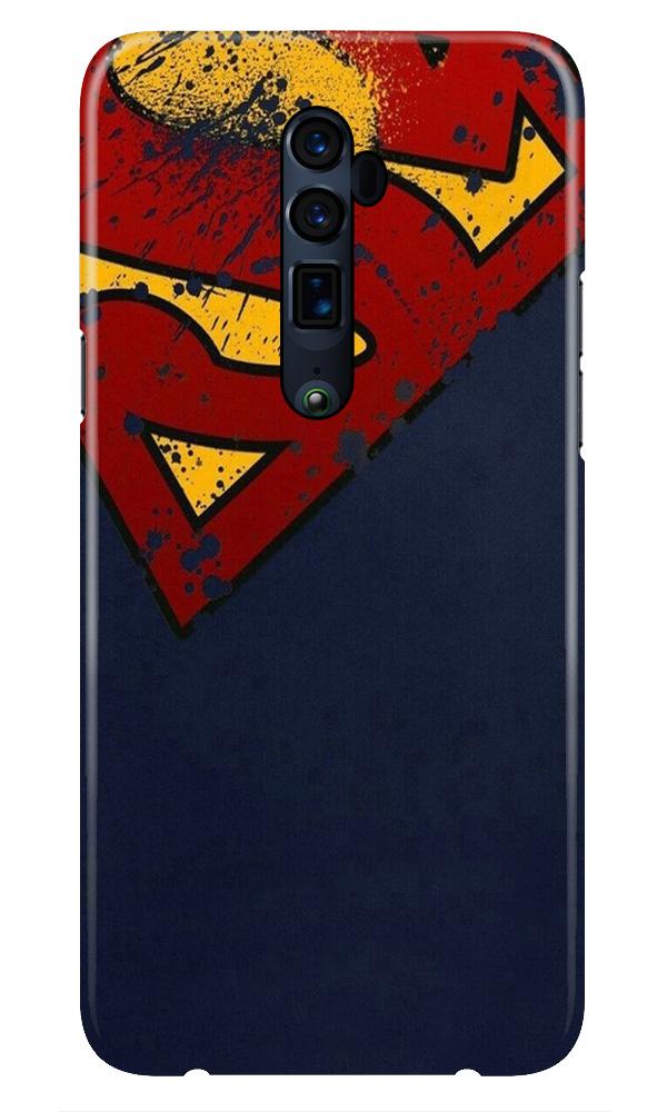 Superman Superhero Case for Oppo Reno2 F  (Design - 125)