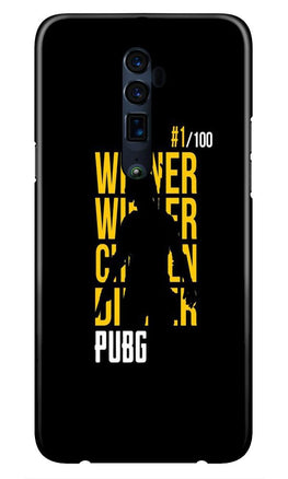 Pubg Winner Winner Case for Oppo Reno2 Z(Design - 177)