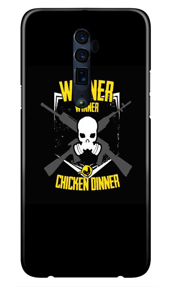 Winner Winner Chicken Dinner Case for Oppo Reno2 F  (Design - 178)