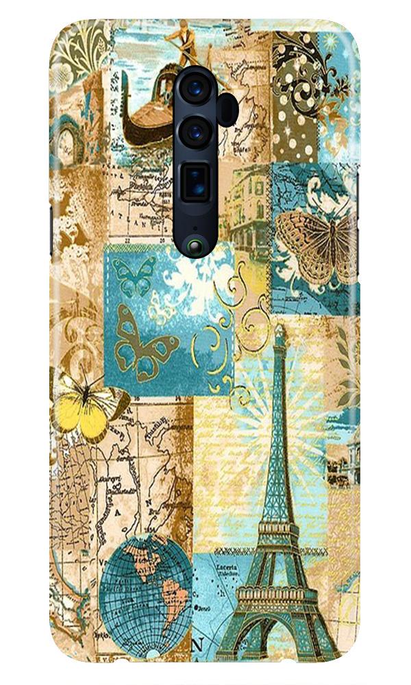 Travel Eiffel Tower Case for Oppo Reno2 F (Design No. 206)