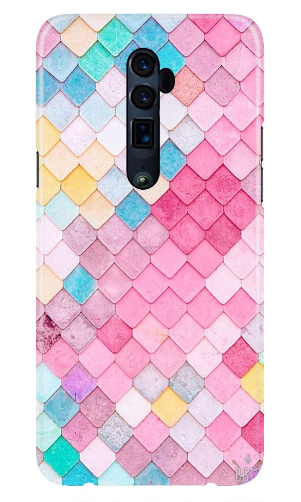 Pink Pattern Case for Oppo Reno2 F (Design No. 215)