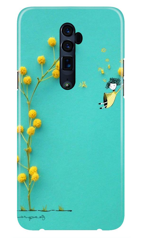 Flowers Girl Case for Oppo A9 2020 (Design No. 216)
