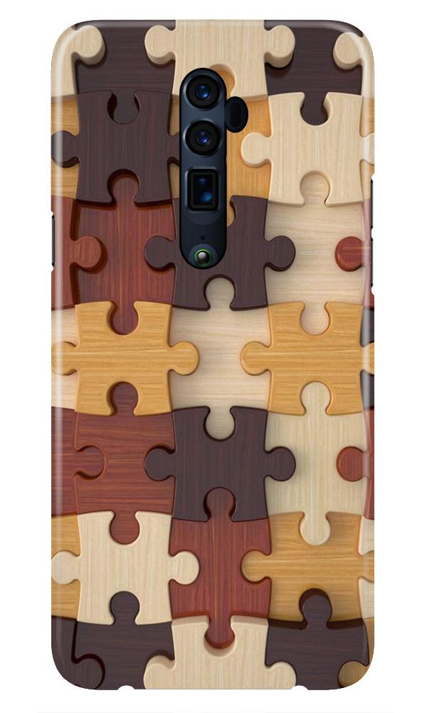 Puzzle Pattern Case for Oppo Reno2 F (Design No. 217)