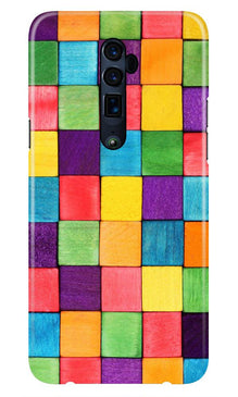 Colorful Square Case for Oppo Reno2 Z (Design No. 218)