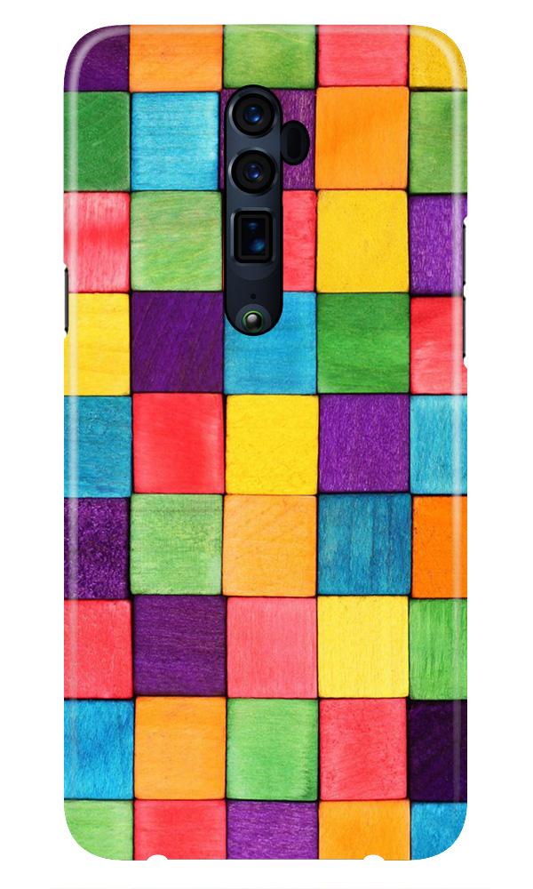 Colorful Square Case for Oppo Reno2 F (Design No. 218)