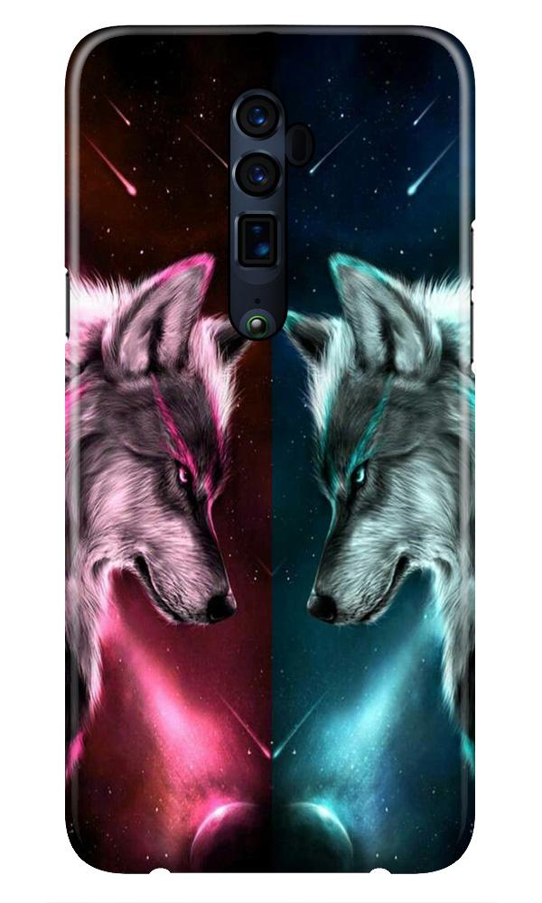 Wolf fight Case for Oppo Reno2 Z (Design No. 221)