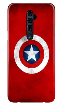 Captain America Case for Oppo Reno2 F (Design No. 249)