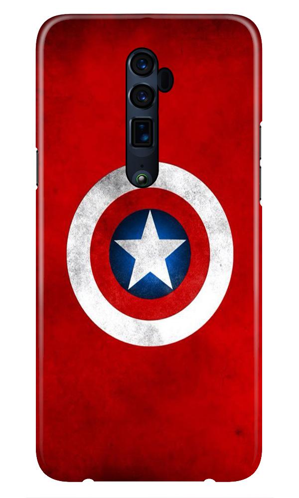 Captain America Case for Oppo Reno2 Z (Design No. 249)