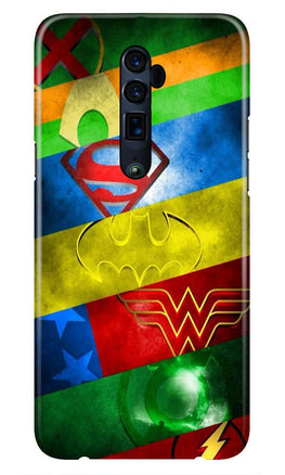 Superheros Logo Case for Oppo A5 2020 (Design No. 251)