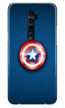 Captain America Shield Case for Oppo Reno2 Z (Design No. 253)