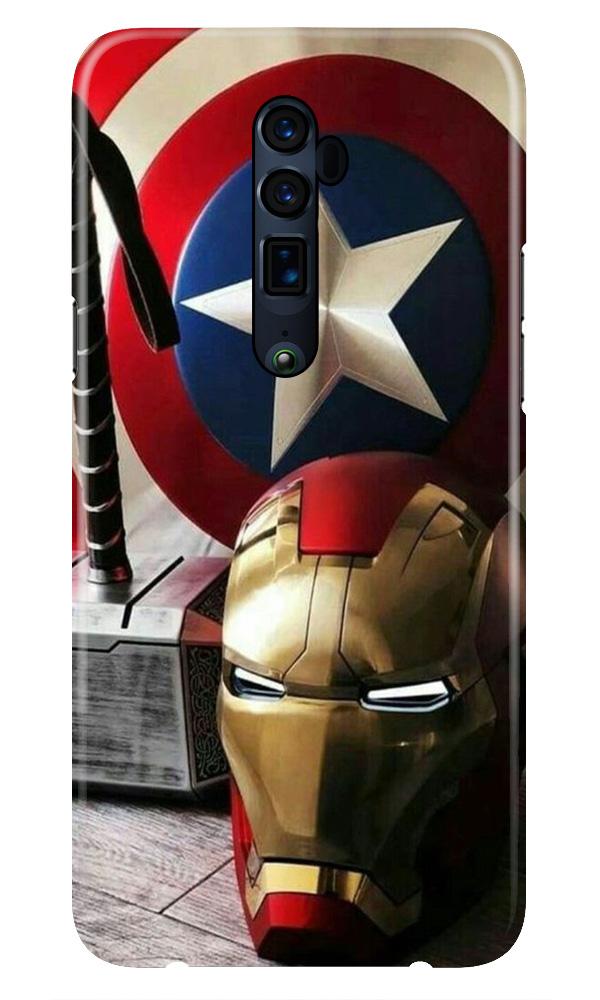 Ironman Captain America Case for Oppo A9 2020 (Design No. 254)
