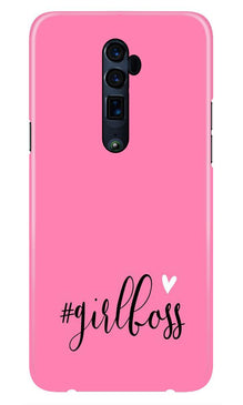 Girl Boss Pink Case for Oppo A5 2020 (Design No. 269)
