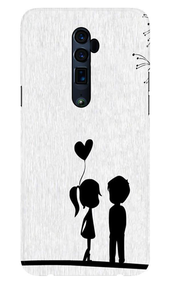 Cute Kid Couple Case for Oppo Reno2 F (Design No. 283)