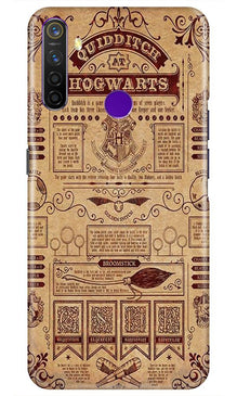 Hogwarts Mobile Back Case for Realme 5i  (Design - 304)