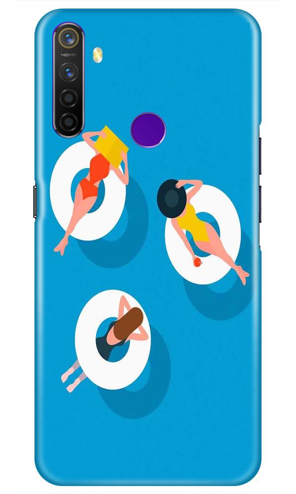 Girlish Mobile Back Case for Realme 5 Pro  (Design - 306)