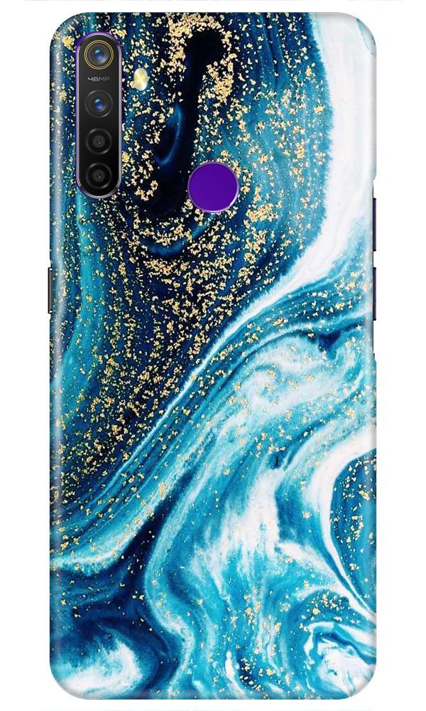 Marble Texture Mobile Back Case for Realme 5i  (Design - 308)