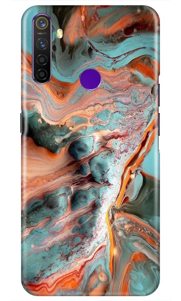 Marble Texture Mobile Back Case for Realme 5s(Design - 309)