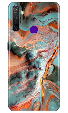 Marble Texture Mobile Back Case for Realme 5 Pro  (Design - 309)
