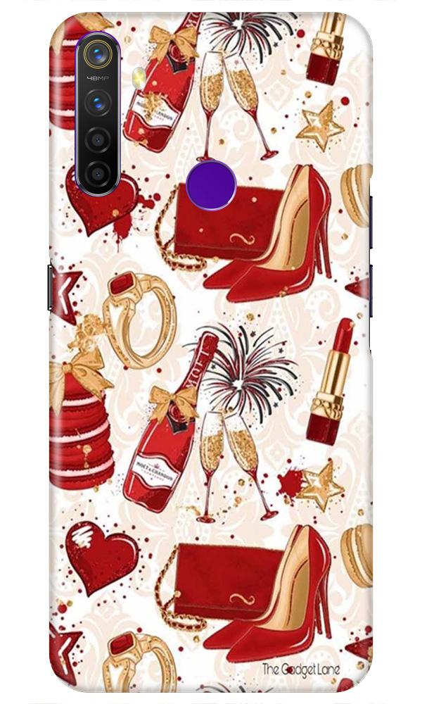 Girlish Mobile Back Case for Realme 5i  (Design - 312)
